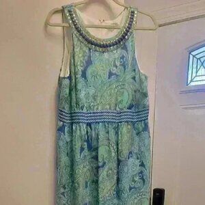 Studio One multi colored long dress. Never worn but no tags.